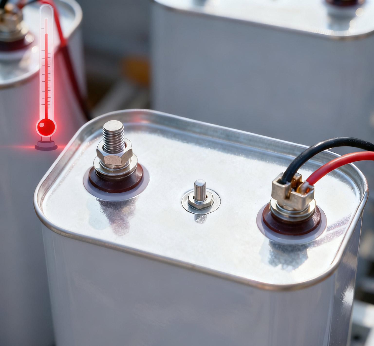 W jaki sposób zależność wartości pojemności kondensatora od temperatury wpływa na punkt strojenia obwodu filtra odstrojonego?