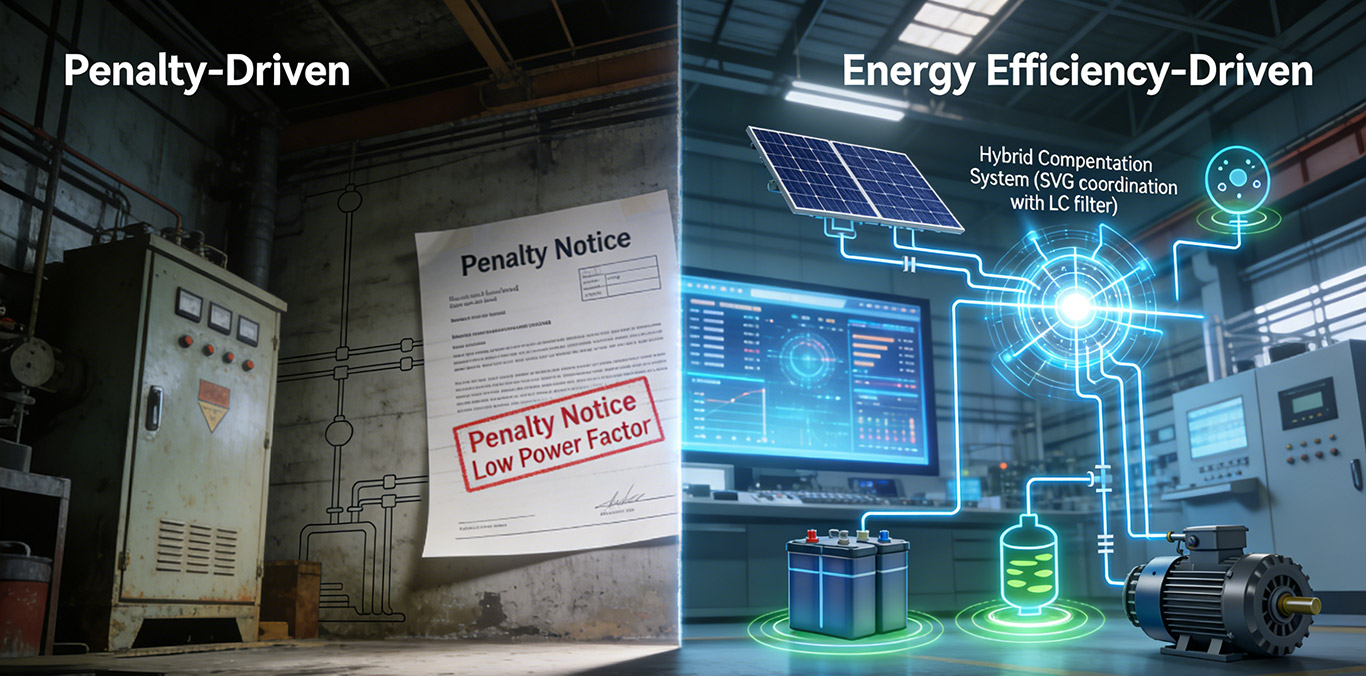 Od „opartych na karach” do „opartych na efektywności energetycznej” – w jaki sposób kompensacja mocy biernej niskiego napięcia może opowiedzieć nową historię oszczędzania energii i redukcji kosztów?